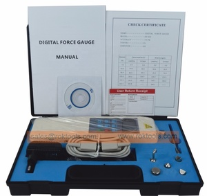 ROKTOOLS 100N <strong>Digital</strong> Force Gauge <strong>Pull</strong> <strong>Push</strong> Meter <strong>Tester</strong> Resolution 0.1N DIY Meter Force Inspection - Product Image 2