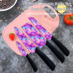 Juego de Cuchillos de Cocina Super Afilados, Hojas de Cerámica Profesionales, Aptos para Lavavajillas, Uso Comercial en Restaurantes y Fábricas - Product Image 6