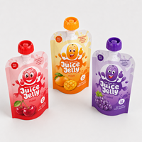 Sachets souples à bec verseur YSH en film Mylar brillant de qualité alimentaire avec buse pour jus, gelée et boissons – Emballage souple à bec verseur