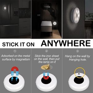 Lampe LED à détecteur de mouvement en gros, veilleuse USB rechargeable pour cuisine, chambre, escaliers, couloir, armoire, placard - Product Image 4