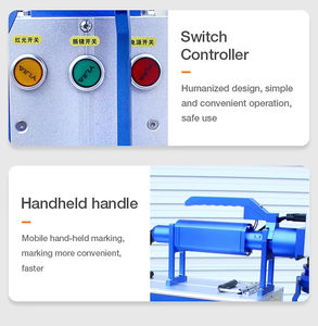 Máquina Portátil de Marcado Láser de Fibra con Sistema de Control Beckhoff, Compatible con AI/DXF/DWG/DST/BMP para Codificación de Metal y Acero Inoxidable - Product Image 5