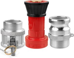 Buse de tuyau d'incendie industriel robuste de 1 à 1/2 pouces NPSH avec <span class=keywords><strong>raccord</strong></span> camlock en aluminium de 1.5 \ "2 pièces accessoire d'équipement de lutte contre l'incendie - Product Image 5