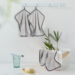 Hot Sale <strong>Super</strong> <strong>Soft</strong> Anti Bacterial Coral Fleece <strong>Facial</strong> Bamboo Charcoal Fiber Hand Hair Bath Baby <strong>Towel</strong> - Product Image 2