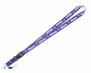 Hot Minnesota Vikings Lanyard pour badges d'identification Style de conduite Breakaway et porte-clés Lanyard - Product Image 2