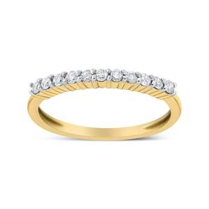 H A Impex bague solitaire en diamant véritable bague solitaire en diamant rond naturel de luxe pour femmes bijoux fins en or 18 carats bijoux de mode - Product Image 3