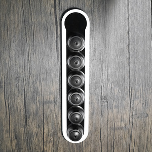 Support de rangement pour dosettes de café Nestlé en acrylique, lot de 6, fixation murale, pour carrelage - Product Image 5