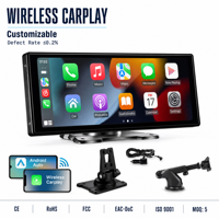 Écran portable CarPlay 10,26 pouces en gros, lecteur MP5 tactile pour voiture avec navigation, caméra de recul, lecteur Bluetooth pour voiture, prix usine OEM/ODM
