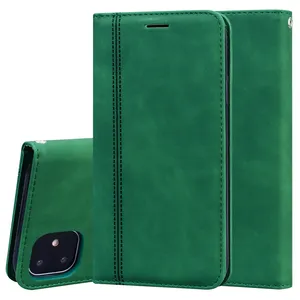 Benzersiz tasarım kartvizit yuvası yumuşak PU deri cep telefonu cüzdan iPhone için kılıf 13 12 pro Max ayrılabilir deri kılıf