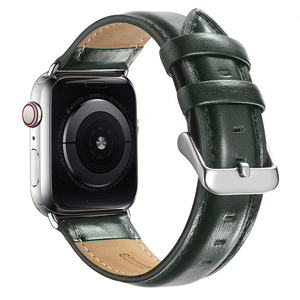Nueva correa de reloj de cuero de vaca de primera capa para Apple Watch 38mm 40mm 42mm 44mm IWatch 1 2 3 4 5 - Product Image 4