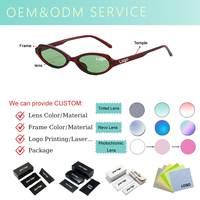 Nouvelle Arrivée 2026 Shoneray SP-PS26135 Petites Lunettes de Soleil Ovales Femme Homme Monture Complète Légères Confortables Tendance Mode UV400 ODM