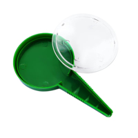 Semoir manuel miniature réglable, semoir de jardin en plastique durable pour une distribution précise des graines