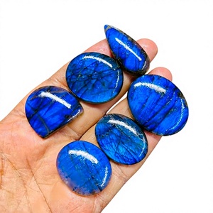 Piedras de Labradorita Azul Natural Sueltas, Cabujones de Diferentes Formas, Tamaño Personalizable para Joyería, Valoradas por Terceros FAIJAN - Product Image 1