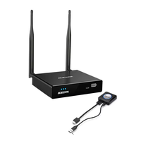 Boegam BOYD Transmisi Video Nirkabel Pemancar Penerima TV Nirkabel Dengan Kit Pemanjang Antena WIFI
