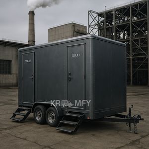 2025 Toilettes mobiles portables sur remorque, conteneurs WC publics, personnalisables et économiques - Product Image 1