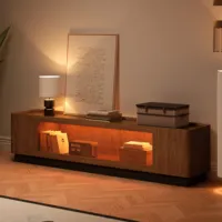 Meuble TV moderne et contemporain, écologique et durable, pour salon, utilisation domestique
