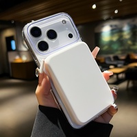 Casing PC Keras Transparan untuk iPhone 17 16 15 Pro Max 14 Air Magnetik Ultra Tipis Pelindung Belakang Anti Benturan