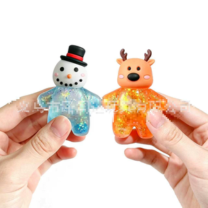 Nouveau jouet anti-stress en maltose à presser, Père Noël et Bonhomme de neige, vente en gros d'usine - Product Image 4