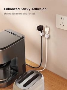 Magnetic Cable Clip Adjustable Cord Holder Under Desk Organizing Cable Management Wire Organizer Cable Holder for <b>Wall</b> and <b>Table</b> - Product Image 2