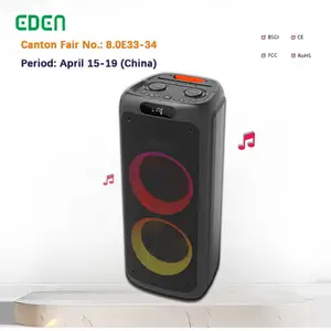 Eden party speakers audio system powerful sound box 1000 w wireless outdoor speaker