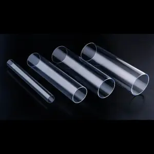 Tuyau en Polycarbonate Transparent de haute qualité, Tube acrylique PMMA à bas prix