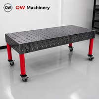 Table de soudage en fonte flexible 3D D28, banc de travail modulaire pour la soudure robotisée de structures en acier, taille personnalisée