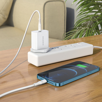Chargeur BOROFONE BA57B Easy Speed à port unique PD20W (Royaume-Uni)