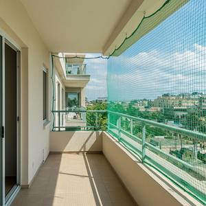 Jaring kargo HDPE luar ruangan perlindungan jatuh pendakian tanpa simpul olahraga jaring penghalang tangga pagar jaring keselamatan anak-anak - Product Image 1