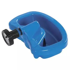 Plato semiautomático de agua para pollos, para aves de corral, patos, Gooses, conejos, mascotas pequeñas, sistema de beber, 0.5L