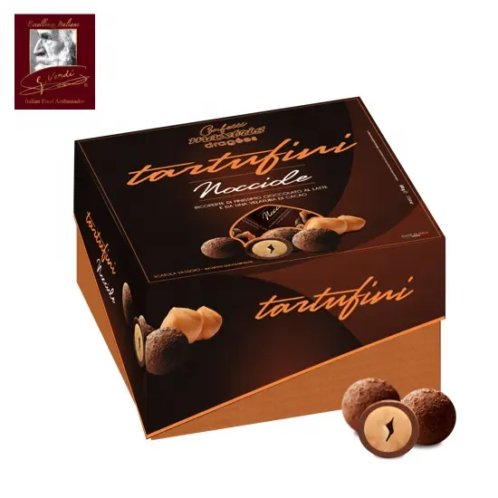 हेज़लनट और दूध के साथ चॉकलेट Truffle 500 g Giuseppe Verdi चयन चॉकलेट
