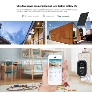 Sistema de alarma de seguridad para el hogar inteligente versión solar exterior Cámara IP con control de aplicación WIFI Tuya y vida inteligente - Product Image 4