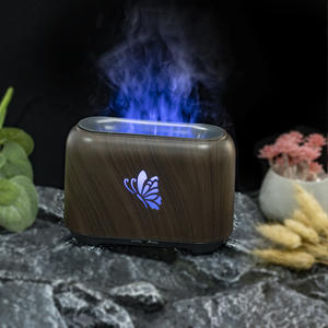 Difusor de Aromas JCSY-1808, 5V USB, Diseño de Madera, Luz LED de Mariposa, Humidificador Comercial para el Hogar, Rociador de Aceites Esenciales - Product Image 3