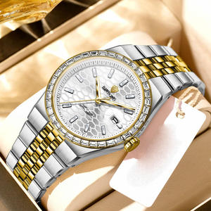 Reloj de Hombre B7272, el Más Vendido, de Ocio, con Correa de Acero Inoxidable y Aleación, Diamantes Luminosos, Resistente al Agua 3 Bar, Movimiento de Cuarzo - Product Image 4