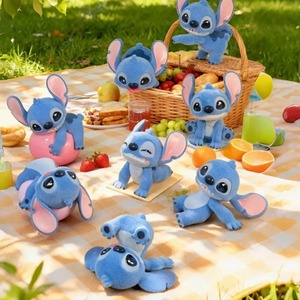 Nuevo Toptoy <span class=keywords><strong>Disney</strong></span> Stitch Serie de Cajas Sorpresa Aleatorias de Yoga Energético, Figura Flocada, Muñeco Coleccionable de Anime Lindo, Regalos - Product Image 4