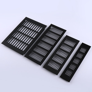 Aluminum Alloy Vent Cover 4 Sizes Modern Simple Design For Cabinet Door Kitchen Shoe Cabinet Gas Heat Dissipation - Product Image 1