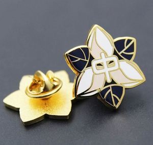 Épinglette en métal personnalisée avec logo, forme ronde, finition polie, broche promotionnelle personnalisée, badge cadeau d'entreprise - Product Image 5