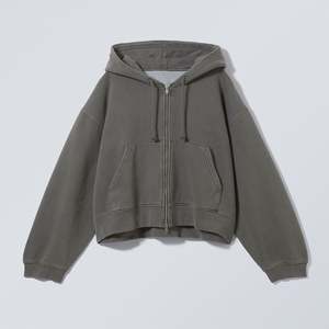 Sweat à capuche personnalisé Washed Boxy Heavyweight pour femmes Sweat à capuche à épaules tombantes 400 Gsm Sweat à capuche zippé - Product Image 3