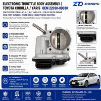 Nouveau corps de papillon d'accélérateur Toyo Ta Co Rolla Yari s OEM 220300D030 de remplacement pour moteurs 1.6L 1.8L 1.5L 1ZR-FE 1NZ-FE