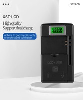 Adaptateur universel de chargeur de batterie USB AU UK EU avec chargeur LCD pour téléphones portables avec port USB