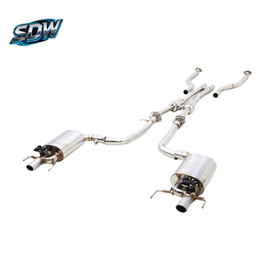 Sistema de Escape Catback de Acero Inoxidable Directo de Fábrica con Válvula de Silenciador para <span class=keywords><strong>Lexus</strong></span> RX270 RX300 RX330 RX350 RX400h <span class=keywords><strong>RX450h</strong></span> RX350L - Product Image 1