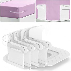 Modern Plastic <b>Bed</b> Sheet Holder & Cover with Hook Installation Removable <b>Storageable</b> Clip for Kitchen Use Keeps <b>Bed</b> Sheets Tight - Product Image 1