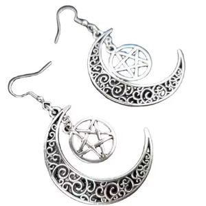 Moon Celtic Knot Drop Earrings Fashion Gothic <b>Witch</b> Jewelry Personality Trend Exquisite New <b>Accessories</b> Earrings - Product Image 5