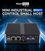 MeetNeng Mini ordinateur Offre Spéciale Celero J1900 PC industriel double 8 Go DDR3 4xUSB VGA HD-MI WIN10/Lunix sans ventilateur double LAN RS232 COM