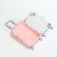 Boîte à cils vide personnalisée en plastique, mini-valise, petit emballage pour cils, étui pour cils