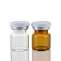 Flacons vides en verre pour produits pharmaceutiques, 1ml, 2ml, 3ml, 5ml, 8ml, 10ml, injection tubulaire ambre clair, tube à essai stérile