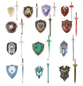 <span class=keywords><strong>Espada</strong></span> de Espuma de PU de 42 Pulgadas para Cosplay, <span class=keywords><strong>Espada</strong></span> de Juguete Segura para LARP de Caballero Medieval, Suministro al por Mayor Personalizado - Product Image 6