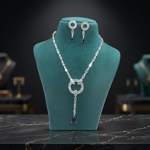 Luxury Necklace And Earrings <b>Set</b> For Women Traditional <b>Indian</b> <b>Jewelry</b> For Weddings And Festive Celebrations - Product Image 4