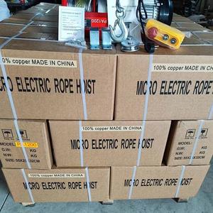 Treuil électrique miniature Pa500 personnalisé de 150 kg, largement utilisé, treuil électrique de 500 kg mobile avec dispositif de limitation - Product Image 6