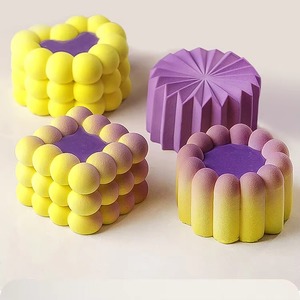 Molde de silicona para pasteles, personalizable de fábrica, en forma de corazón, redondo y cuadrado, antiadherente, libre de BPA, para decoración. - Product Image 3
