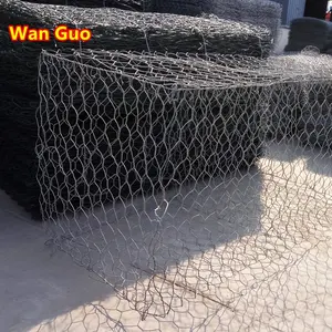 Rockfall Netting Protection 2x1x1 Gabion Baskets Galvanized River Mattress Wire Mesh Stone Box Rock Cage Retaining Wall
