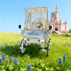 2026 European Carriage Wedding Sightseeing Cart <b>Pumpkin</b> Carriage Gorgeous Party <b>Decoration</b> Candy Carriage Special Transportation - Product Image 2